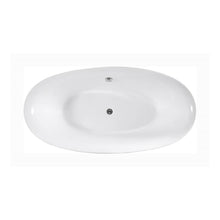 Load image into Gallery viewer, Bellaterra Home Vanity BellaTerra Home Grasse 67 inch Freestanding Bathtub in White