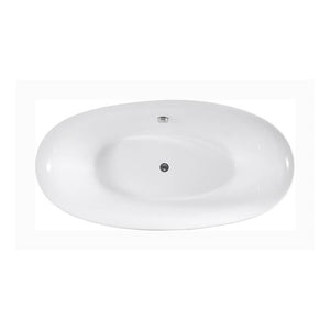 Bellaterra Home Vanity BellaTerra Home Grasse 67 inch Freestanding Bathtub in White