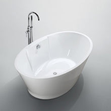 Load image into Gallery viewer, Bellaterra Home Vanity BellaTerra Home Lecce 67 inch Freestanding Bathtub in Glossy White