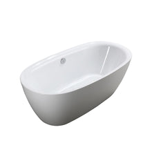 Load image into Gallery viewer, Bellaterra Home Vanity BellaTerra Home Palermo 67 inch Freestanding Bathtub in Glossy White