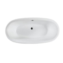 Load image into Gallery viewer, Bellaterra Home Vanity BellaTerra Home Palermo 67 inch Freestanding Bathtub in Glossy White