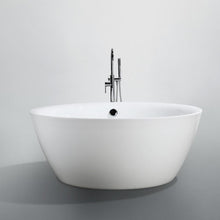 Load image into Gallery viewer, Bellaterra Home Vanity BellaTerra Home Pescara 59 inch Freestanding Bathtub in Glossy White