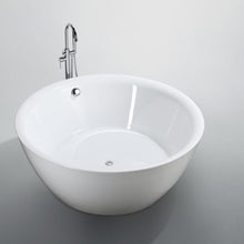 Load image into Gallery viewer, Bellaterra Home Vanity BellaTerra Home Pescara 59 inch Freestanding Bathtub in Glossy White
