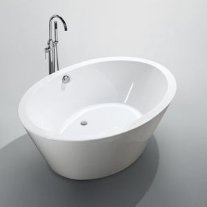 Bellaterra Home Vanity BellaTerra Home Udine 67 inch Freestanding Bathtub in Glossy White