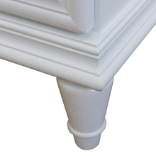 Load image into Gallery viewer, Bellaterra Home Vanity BellaTerra Home25&quot; Single vanity in White finish with White Carrara and rectangle sink 400800-25-WH-WM