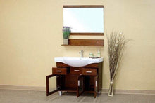 Load image into Gallery viewer, Bellaterra Home Vanity BellaTerra Home39.8 in Single Sink Vanity-Wood-Walnut 203139