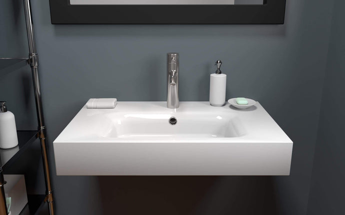 Cambridge Plumbing Bathroom Sinks Cambridge Plumbing ES-WMS32 Dolomite Mineral Composite 32