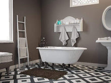 Load image into Gallery viewer, Cambridge Plumbing Bathtub Oil Rubbed Bronze Cambridge Plumbing RR55-NH Cast-Iron Rolled Rim Clawfoot Tub 55&quot; X 30&quot; with No Faucet Drillings
