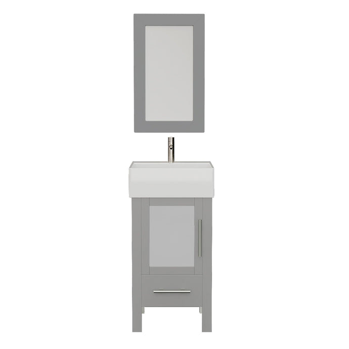Cambridge Plumbing Vanity Brushed Nickel Cambridge Plumbing 8137G Complete 18