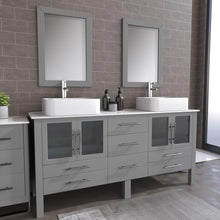 Load image into Gallery viewer, Cambridge Plumbing Vanity Cambridge Plumbing 8119XLG Cambridge Plumbing Complete 72&quot; Vanity Set with Polished Chrome Plumbing
