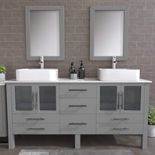 Load image into Gallery viewer, Cambridge Plumbing Vanity Cambridge Plumbing 8119XLG Cambridge Plumbing Complete 72&quot; Vanity Set with Polished Chrome Plumbing