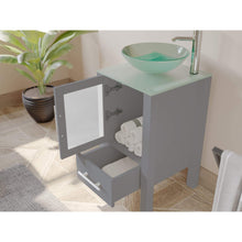 Load image into Gallery viewer, Cambridge Plumbing Vanity Cambridge Plumbing 8137BG Complete 18&quot; Vanity Set with Polished Chrome Plumbing