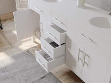 Load image into Gallery viewer, Cambridge Plumbing Vanity Cambridge Plumbing 8162W 72 Inch White Solid Wood and Porcelain Double Vanity Set