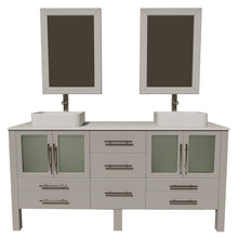 Load image into Gallery viewer, Cambridge Plumbing Vanity Polished Chrome Cambridge Plumbing 8119XLG Cambridge Plumbing Complete 72&quot; Vanity Set with Polished Chrome Plumbing