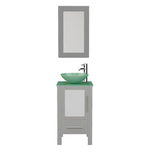 Load image into Gallery viewer, Cambridge Plumbing Vanity Polished Chrome Cambridge Plumbing 8137BG Complete 18&quot; Vanity Set with Polished Chrome Plumbing