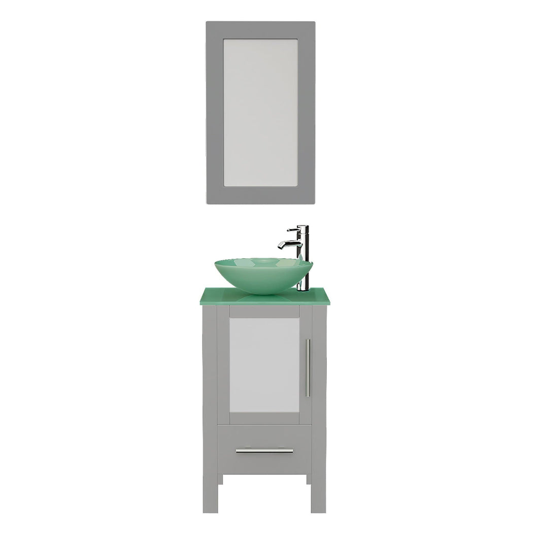 Cambridge Plumbing Vanity Polished Chrome Cambridge Plumbing 8137BG Complete 18