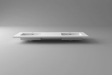 Load image into Gallery viewer, LAVIVA Countertop LAVIVA 313SQ1HSS-60D-MW VIVA Stone 60&quot; Double Sink Matte White - Solid Surface Countertop