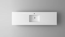 Load image into Gallery viewer, LAVIVA Countertop LAVIVA 313SQ1HSS-72C-MW VIVA Stone 72&quot; Single Sink Matte White - Solid Surface Countertop