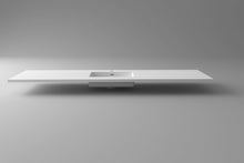Load image into Gallery viewer, LAVIVA Countertop LAVIVA 313SQ1HSS-72C-MW VIVA Stone 72&quot; Single Sink Matte White - Solid Surface Countertop