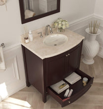Load image into Gallery viewer, LAVIVA Vanity LAVIVA 3130709-32B-JG Estella 32 - Brown Cabinet + Jerusalem Gold Counter