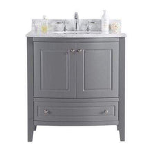 Load image into Gallery viewer, LAVIVA Vanity LAVIVA 3130709-32G-WC Estella 32 - Grey Cabinet + White Carrera Counter