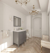 Load image into Gallery viewer, LAVIVA Vanity LAVIVA 3130709-32G-WC Estella 32 - Grey Cabinet + White Carrera Counter