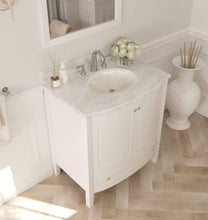 Load image into Gallery viewer, LAVIVA Vanity LAVIVA 3130709-32W-WC Estella 32 - White Cabinet + White Carrera Counter