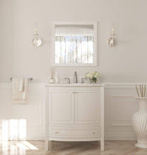 Load image into Gallery viewer, LAVIVA Vanity LAVIVA 3130709-32W-WC Estella 32 - White Cabinet + White Carrera Counter
