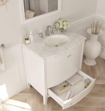 Load image into Gallery viewer, LAVIVA Vanity LAVIVA 3130709-32W-WC Estella 32 - White Cabinet + White Carrera Counter