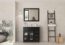 Load image into Gallery viewer, LAVIVA Vanity LAVIVA 31321529-36E-CB Nova 36 - Espresso Cabinet + Ceramic Basin Counter