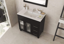 Load image into Gallery viewer, LAVIVA Vanity LAVIVA 31321529-36E-CB Nova 36 - Espresso Cabinet + Ceramic Basin Counter