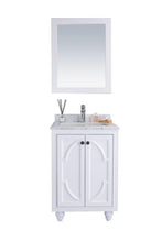 Load image into Gallery viewer, LAVIVA Vanity LAVIVA 313613-24W-WC Odyssey - 24 - White Cabinet + White Carrera Counter