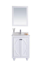 Load image into Gallery viewer, LAVIVA Vanity LAVIVA 313613-24W-WQ Odyssey - 24 - White Cabinet + White Quartz Counter