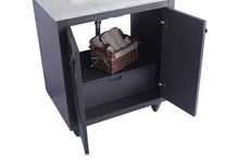 Load image into Gallery viewer, LAVIVA Vanity LAVIVA 313613-30G-MB Odyssey - 30 - Maple Grey Cabinet + Matte Black VIVA Stone Solid Surface Countertop