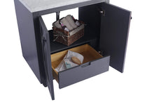 Load image into Gallery viewer, LAVIVA Vanity LAVIVA 313613-30G-MB Odyssey - 30 - Maple Grey Cabinet + Matte Black VIVA Stone Solid Surface Countertop