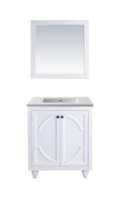 Load image into Gallery viewer, LAVIVA Vanity LAVIVA 313613-30W-MW Odyssey - 30 - White Cabinet + Matte White VIVA Stone Solid Surface Countertop