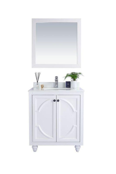 LAVIVA Vanity LAVIVA 313613-30W-PW Odyssey - 30 - White Cabinet + Pure White Counter