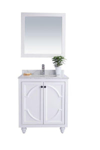 LAVIVA Vanity LAVIVA 313613-30W-WC Odyssey - 30 - White Cabinet + White Carrera Counter