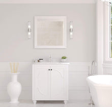 Load image into Gallery viewer, LAVIVA Vanity LAVIVA 313613-30W-WC Odyssey - 30 - White Cabinet + White Carrera Counter