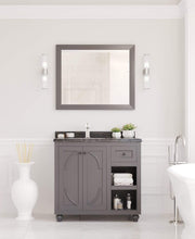 Load image into Gallery viewer, LAVIVA Vanity LAVIVA 313613-36G-BW Odyssey - 36 - Maple Grey Cabinet + Black Wood Counter