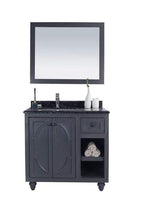 Load image into Gallery viewer, LAVIVA Vanity LAVIVA 313613-36G-BW Odyssey - 36 - Maple Grey Cabinet + Black Wood Counter