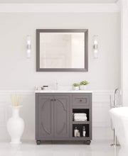 Load image into Gallery viewer, LAVIVA Vanity LAVIVA 313613-36G-WC Odyssey - 36 - Maple Grey Cabinet + White Carrera Counter