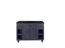 Load image into Gallery viewer, LAVIVA Vanity LAVIVA 313613-48G-MB Odyssey - 48 - Maple Grey Cabinet + Matte Black VIVA Stone Solid Surface Countertop