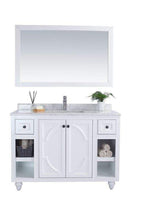 Load image into Gallery viewer, LAVIVA Vanity LAVIVA 313613-48W-WC Odyssey - 48 - White Cabinet + White Carrera Counter
