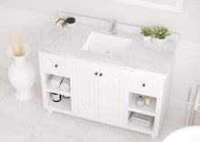 Load image into Gallery viewer, LAVIVA Vanity LAVIVA 313613-48W-WC Odyssey - 48 - White Cabinet + White Carrera Counter