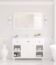 Load image into Gallery viewer, LAVIVA Vanity LAVIVA 313613-48W-WC Odyssey - 48 - White Cabinet + White Carrera Counter