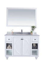 Load image into Gallery viewer, LAVIVA Vanity LAVIVA 313613-48W-WS Odyssey - 48 - White Cabinet + White Stripes Counter