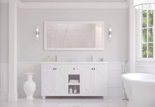 Load image into Gallery viewer, LAVIVA Vanity LAVIVA 313613-60W-MW Odyssey - 60 - White Cabinet + Matte White VIVA Stone Solid Surface Countertop