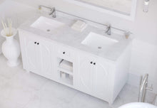 Load image into Gallery viewer, LAVIVA Vanity LAVIVA 313613-60W-WC Odyssey - 60 - White Cabinet + White Carrera Counter