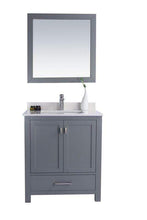 Load image into Gallery viewer, LAVIVA Vanity LAVIVA 313ANG-30G-WQ Wilson 30 - Grey Cabinet + White Quartz Countertop